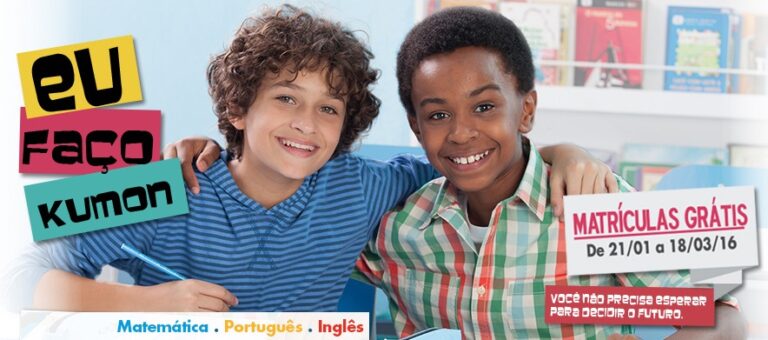 Kumon está com matrículas abertas