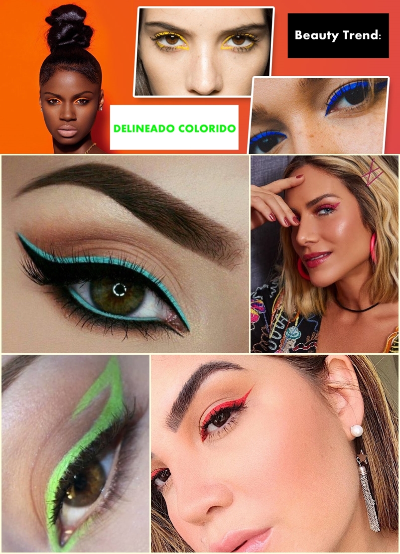 Beauty Trend: Delineado colorido