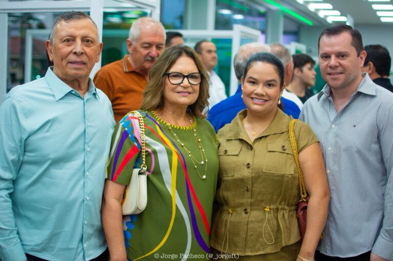 Celso e Rosângela Rigo, Rafaela e Andrei Poerscke