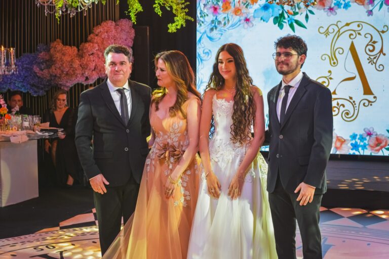 A família em festa